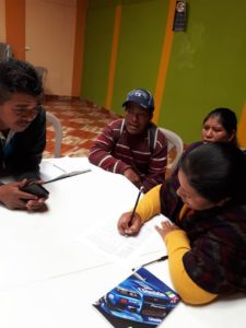 Charla de sensibilización en San Marcos, Guatemala. 