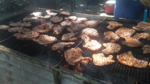 Parrillada de las fiestas de Pozo Azul de Abangares 2019